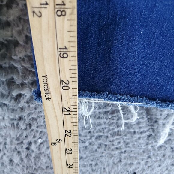 Wonderly Jeans Womens 16W Blue Pull-On Super Skinny Frayed Hem Stretch Denim - Picture 7 of 10
